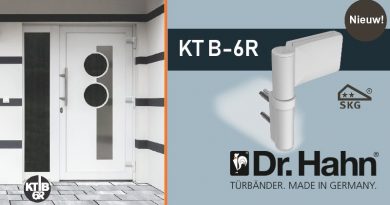 Dr. Hahn | KT-B 6R nieuwe scharnier voor blokprofielen