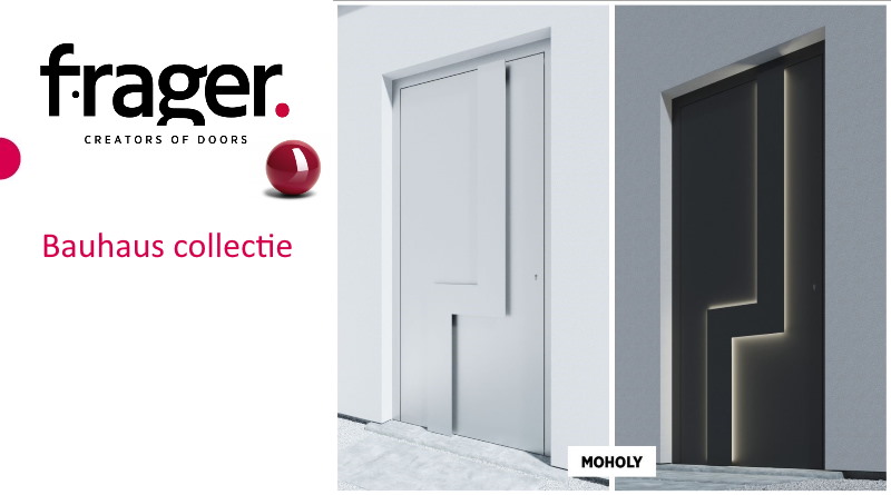 Bauhaus frager voordeur panelen