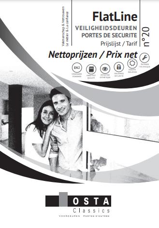 Flatline vleugeloverdekkende deuren prijslijst