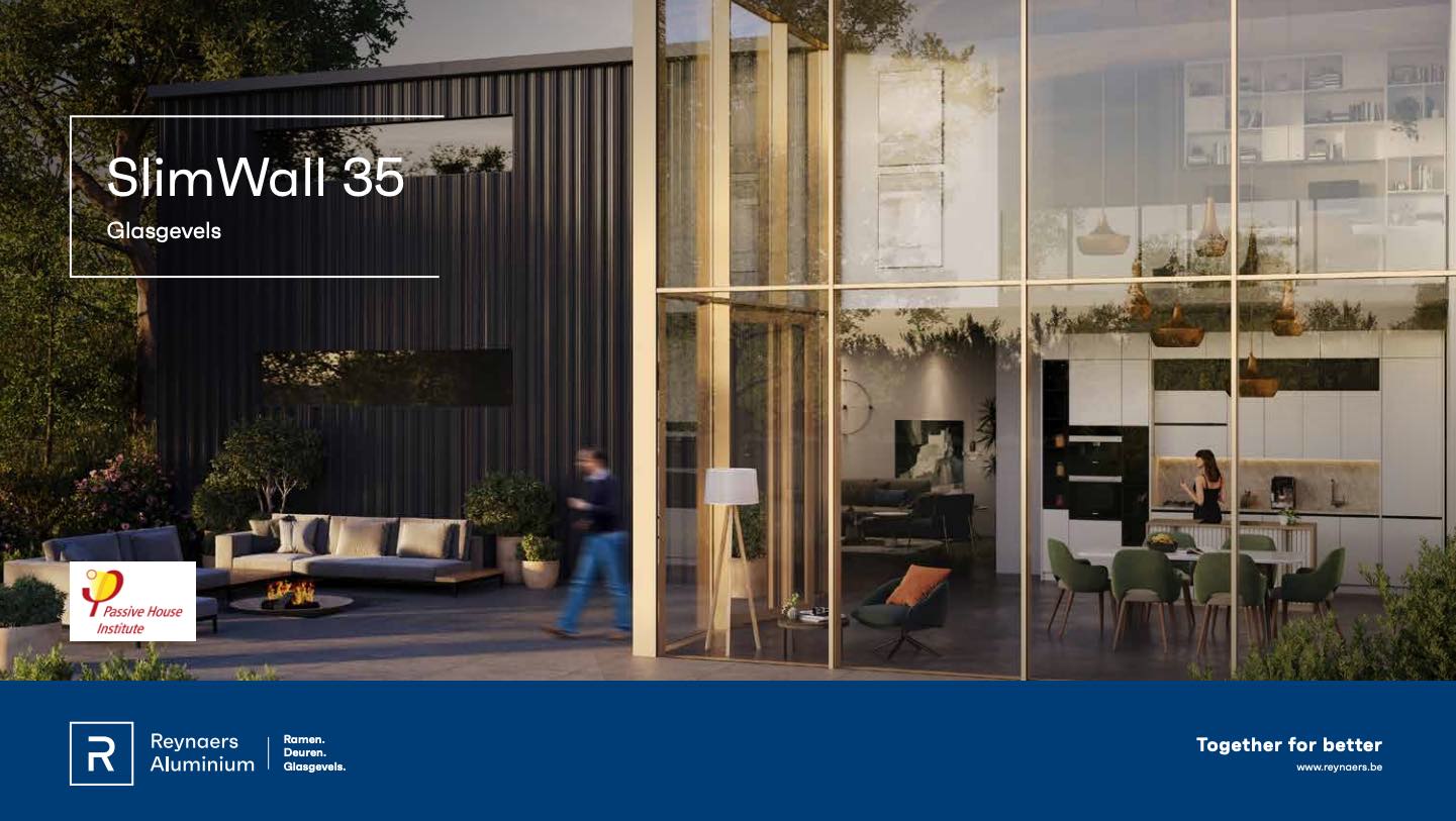 SlimWall 35 glasgevel
